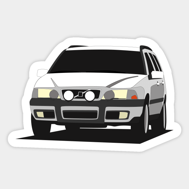 Volvo V70 XC Sticker by TheArchitectsGarage